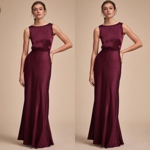 BHLDN Ghost London Alexia Dress in BORDEAUX